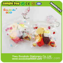 Collectible PVC Bag 3D Pencil Erasers Supplier